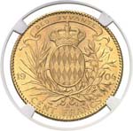 Monaco Albert Ier (1889-1922)  100 francs or ... 