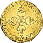 France Louis XIII (1610-1643) Ecu d’or ... 