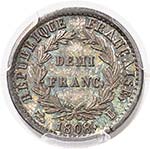 France Napoléon Ier (1804-1814) 1/2 franc ... 