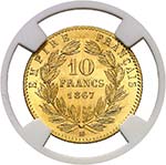 France Napoléon III (1852-1870)  10 francs ... 