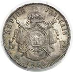 France Napoléon III (1852-1870) 5 francs - ... 