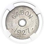Gabon  Monnaie au buffle - 1927 Poissy.  ... 