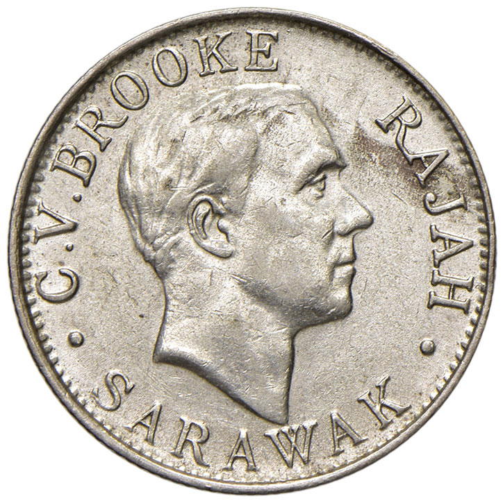 SARAWAK CHARLES V. BROOKE, RAJAH (1917 Numismatica Negrini