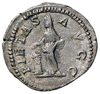 DENARIO RIC.572 C.150  AG  GR. 3,19