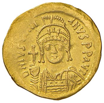 GIUSTINIANO I (527 – 565) SOLIDO ... 