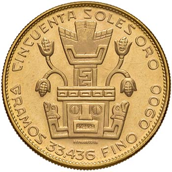 PERU - CINQUANTA SOLES 1967 KM. ... 