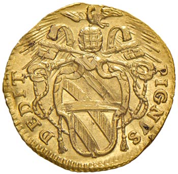 ROMA - MEZZO ZECCHINO 1739 M. 16  ... 