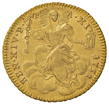 ROMA - ZECCHINO 1751 A.XI M. 19  ... 