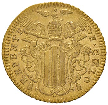 ROMA - ZECCHINO 1751 A.XI M. 19  ... 