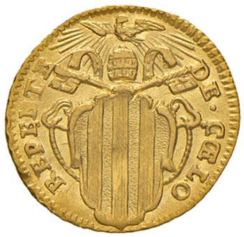 ROMA - MEZZO ZECCHINO 1743 M. 26 A ... 