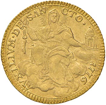 ROMA - ZECCHINO 1776 A.II M. 8 A  ... 