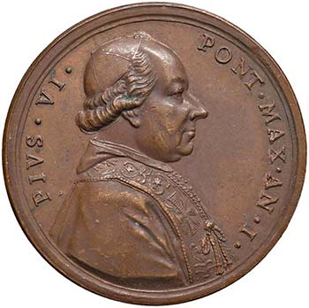 PIO VI (1775 – 1799) MEDAGLIA ... 