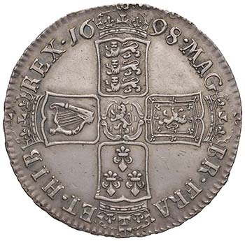 GRAN BRETAGNA  - MEZZA CORONA 1698 ... 