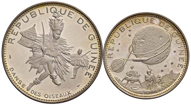 GUINEA - REPUBBLICA  500 FRANCHI ... 