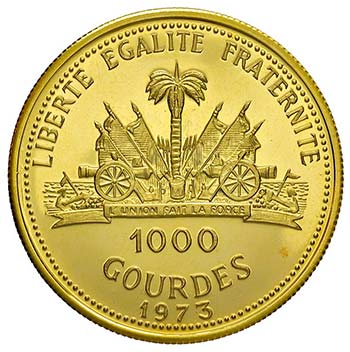 HAITI - REPUBBLICA  1.000 GOURDES ... 