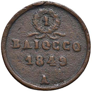 ANCONA - (1848 – 1849) BAIOCCO ... 