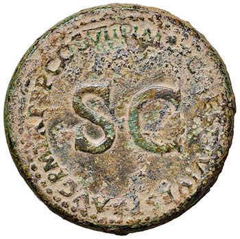 SESTERZIO  C. 205  AE  GR. 26,78 ... 