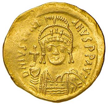 GIUSTINIANO I (527 - 565) SOLIDO ... 