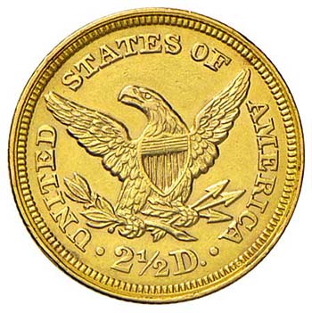 USA - REPUBBLICA 2,5 DOLLARI 1854 ... 