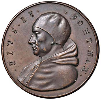 PIO II (1458 - 1464) MEDAGLIA S.D. ... 