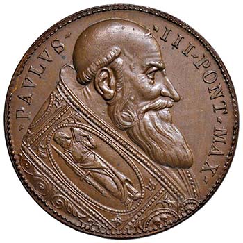 PAOLO III (1534 - 1549) MEDAGLIA  ... 