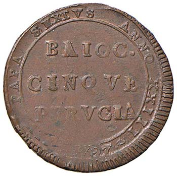 PERUGIA - PIO VI (1775 - 1799) ... 