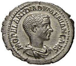 DIADUMENIANO (218 D.C.) DENARIO C. ... 