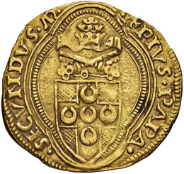 ROMA - PIO II (1458 - 1464) DUCATO ... 