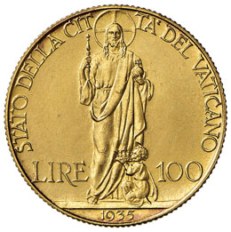 ROMA - CENTO LIRE 1935 A. XIV PAG. ... 