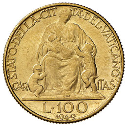 ROMA - CENTO LIRE 1949 A. XI PAG. ... 