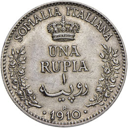 SOMALIA ITALIANA RUPIA 1910 PAG. ... 