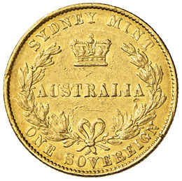AUSTRALIA - STERLINA 1861  KM. 4  ... 