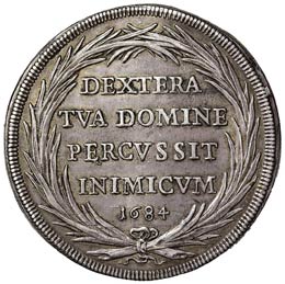 ROMA - PIASTRA 1684 A. IX M. 31  ... 