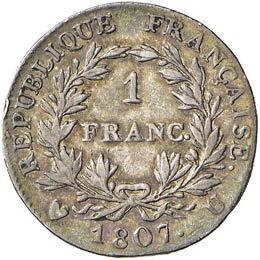 TORINO - FRANCO 1807 MIR. 1021/5  ... 