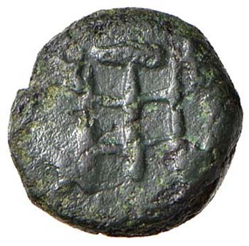 LUCANIA - (CIRCA 89 A.C.) AE 12 ... 
