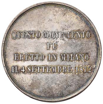 MILANO - MEDAGLIA 1872 DIAM. 50 ... 