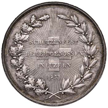 SVIZZERA - LUCERNA  MEDAGLIA 1853 ... 