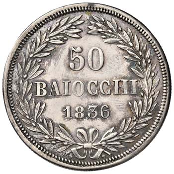 BOLOGNA - CINQUANTA BAIOCCHI 1836 ... 