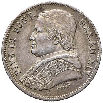 ROMA - VENTI BAIOCCHI 1865 A. XIX ... 