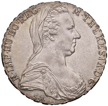 COLONIA ERITREA TALLERO 1780 ... 