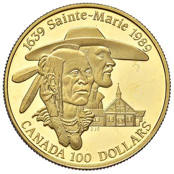 CANADA - CENTO DOLLARI 1989 KM. ... 