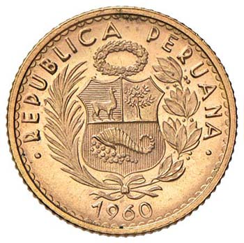 PERU’ - DIECI SOLES 1960 KM. 236 ... 