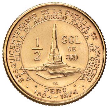 PERU’ - MEZZO SOL 1976 KM. 268  ... 