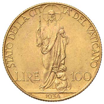 ROMA - CENTO LIRE 1934 A. XIII ... 