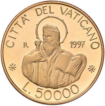 ROMA - 50.000 LIRE 1997 AU  GR. ... 