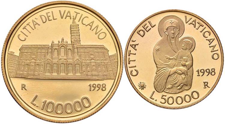 ROMA - 100.000 E 50.000 LIRE 1998 ... 