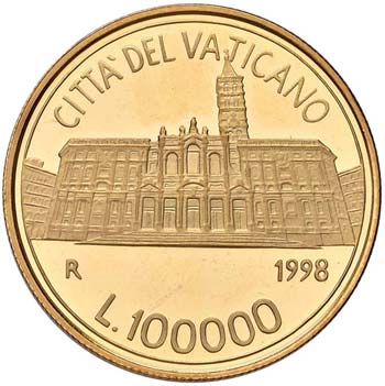 ROMA - 100.000 LIRE 1998 AU  GR. ... 