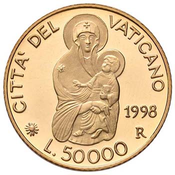 ROMA - 50.000 LIRE 1998 AU  GR. ... 