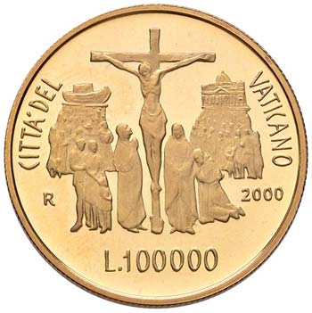 ROMA - 100.000 LIRE 2000 AU  GR. ... 