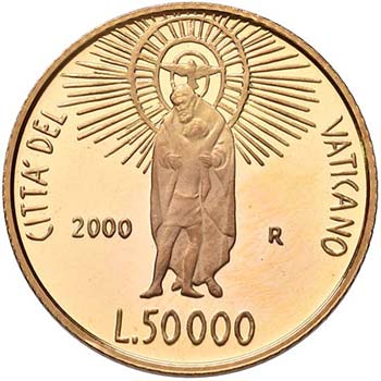 ROMA - 50.000 LIRE 2000 AU  GR. ... 